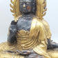 Antike Doppel-Buddha Statue – Spirituelle Kunst aus Bronze & Gold-Finish