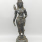 Antike Bronze Statue Phareon Lady – Stehende Figur im Khmer Stil