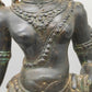 Antike Bronze Statue Phareon Lady – Stehende Figur im Khmer Stil