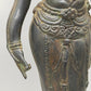 Antike Bronze Statue Phareon Lady – Stehende Figur im Khmer Stil