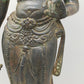 Antike Bronze Statue Phareon Lady – Stehende Figur im Khmer Stil