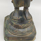 Antike Bronze Statue Phareon Lady – Stehende Figur im Khmer Stil