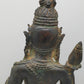 Antike Bronze Statue Phareon Lady – Stehende Figur im Khmer Stil