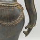 Antike Bronze Statue Phareon Lady – Stehende Figur im Khmer Stil