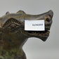Antike Bronze Skulptur Geflügelter Löwe – Mystische Wächterfigur