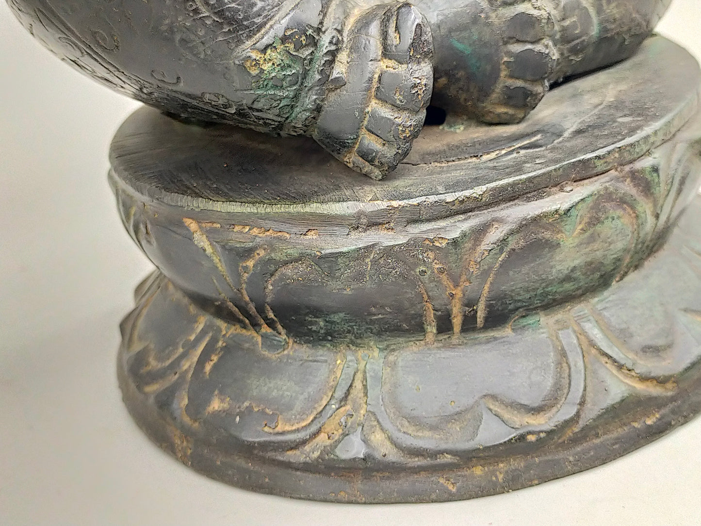 Antike Ganesha Bronze Statue – Spirituelle Deko & Handwerkskunst