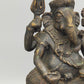 Antike Ganesha Statue auf Ratte – Detailreiche Bronze Figur aus Indien