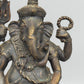 Antike Ganesha Statue auf Ratte – Detailreiche Bronze Figur aus Indien