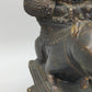 Antike Ganesha Statue auf Ratte – Detailreiche Bronze Figur aus Indien