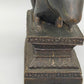 Antike Ganesha Statue auf Ratte – Detailreiche Bronze Figur aus Indien