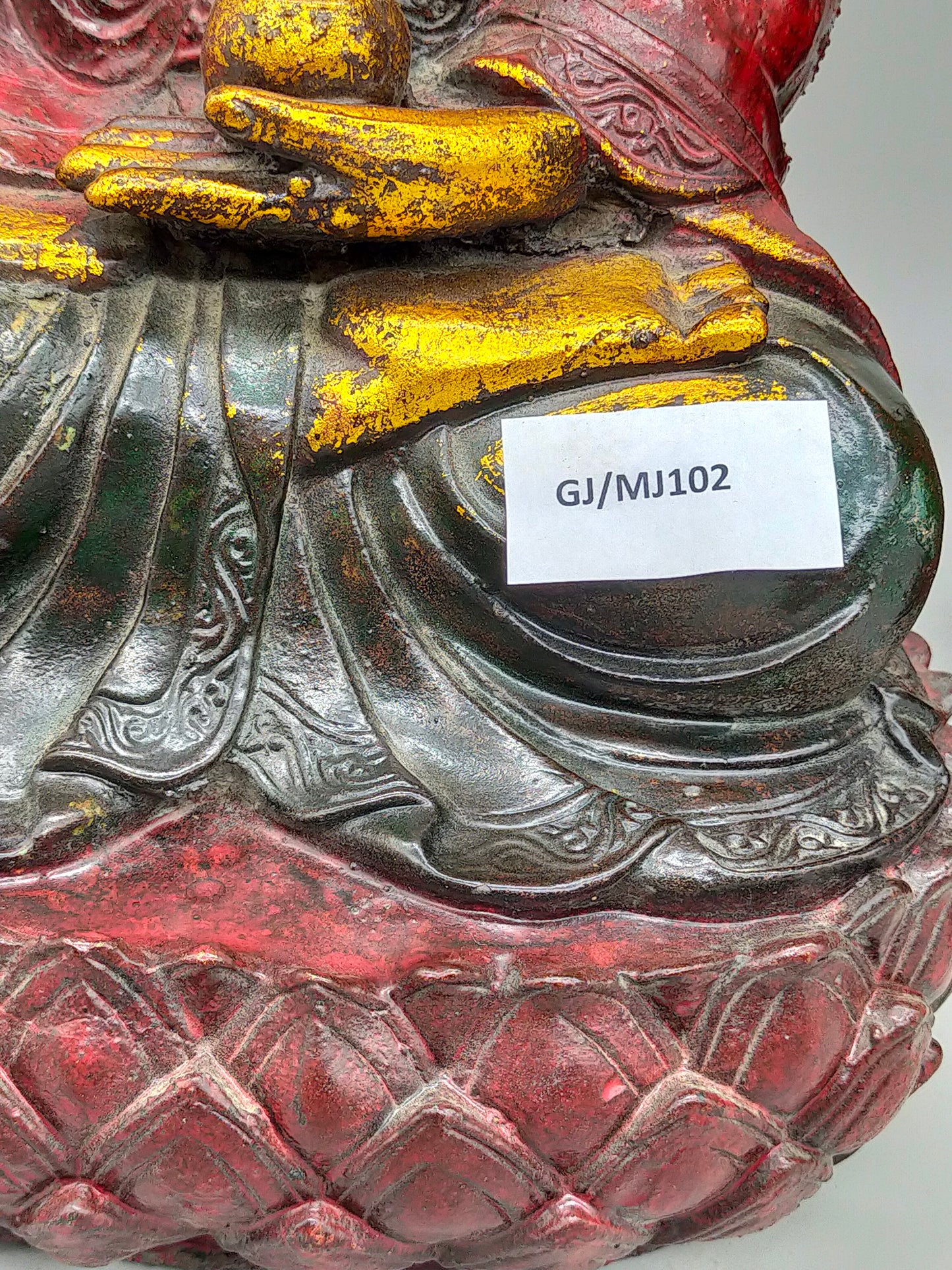 Exklusives Buddha-Figuren Set – Goldfarbene Akzente & Meditative Ruhe