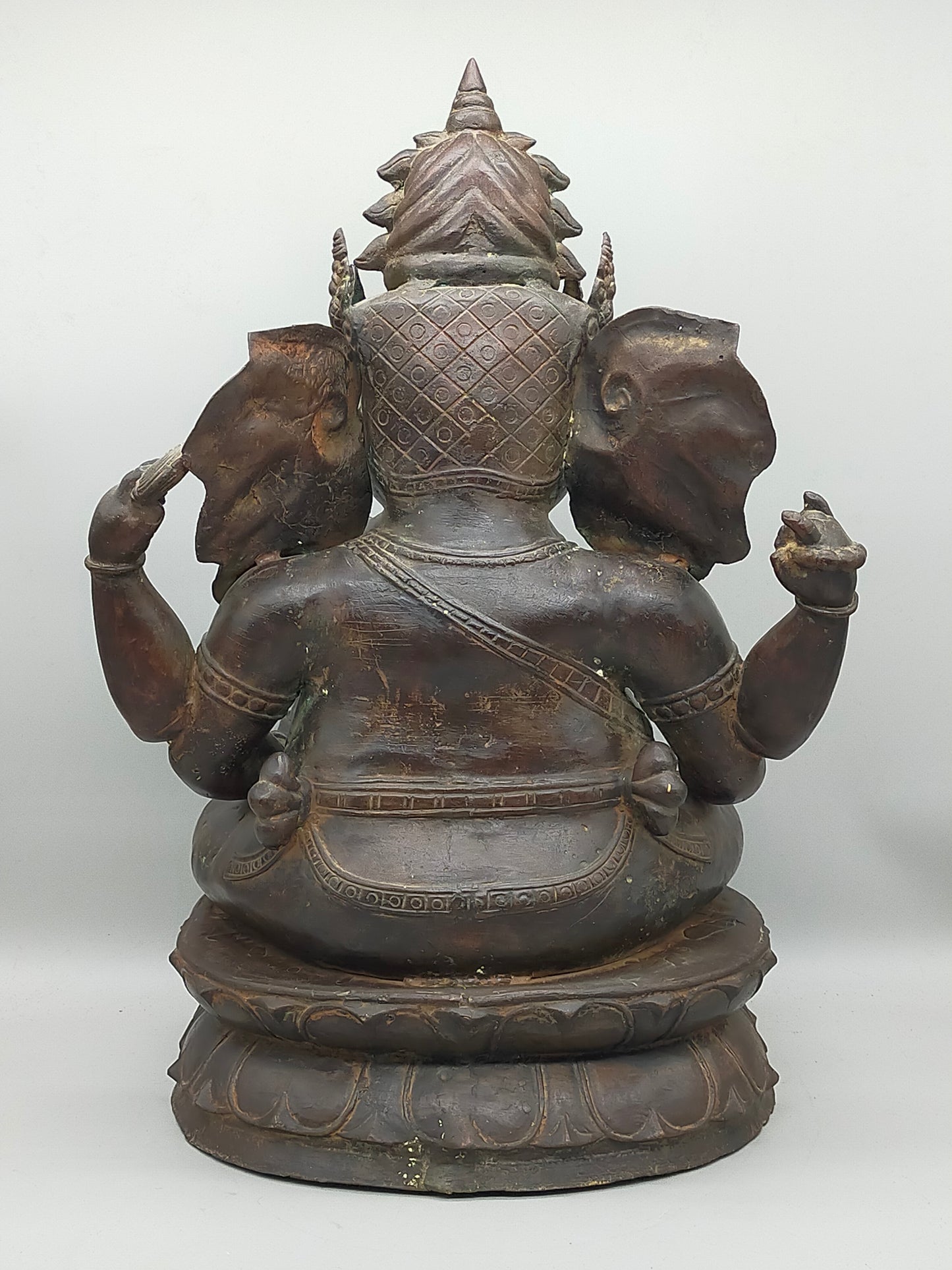 Prunkvolle Ganesha Statue aus Bronze – Spirituelle Eleganz für Ihr Zuhause