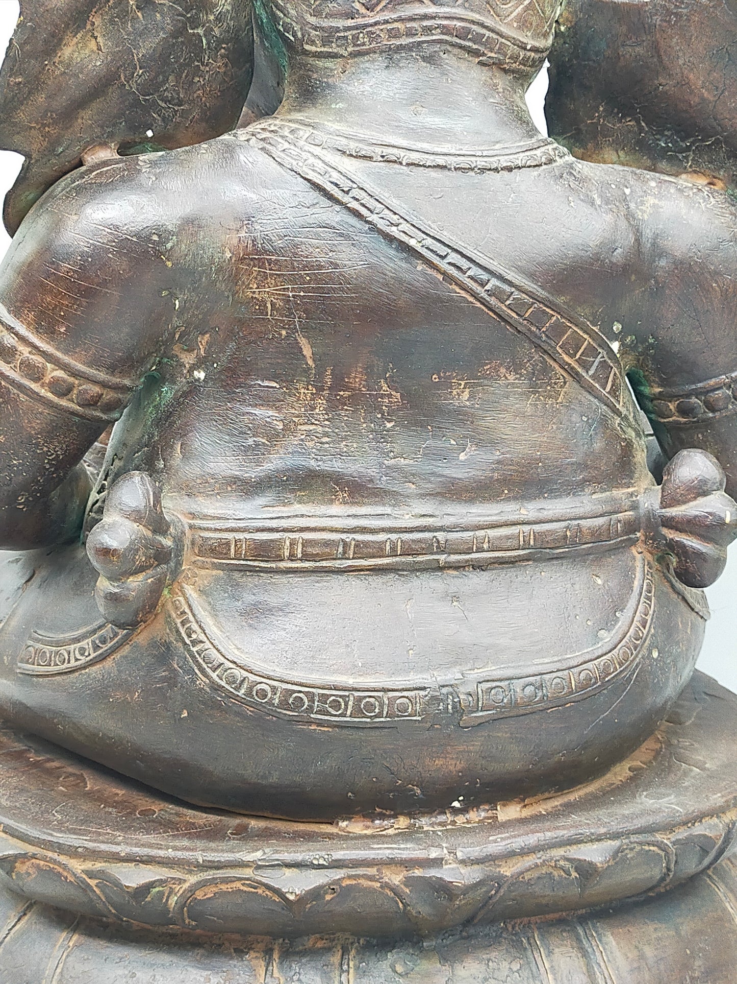 Prunkvolle Ganesha Statue aus Bronze – Spirituelle Eleganz für Ihr Zuhause