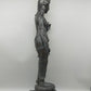 Antike Bronze Statue – Grazile Phareon Frauenfigur auf Lotossockel
