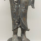 Antike Bronze Statue – Grazile Phareon Frauenfigur auf Lotossockel