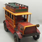 Vintage Holz Bus „City Transport“ – Handgefertigtes Sammlerstück