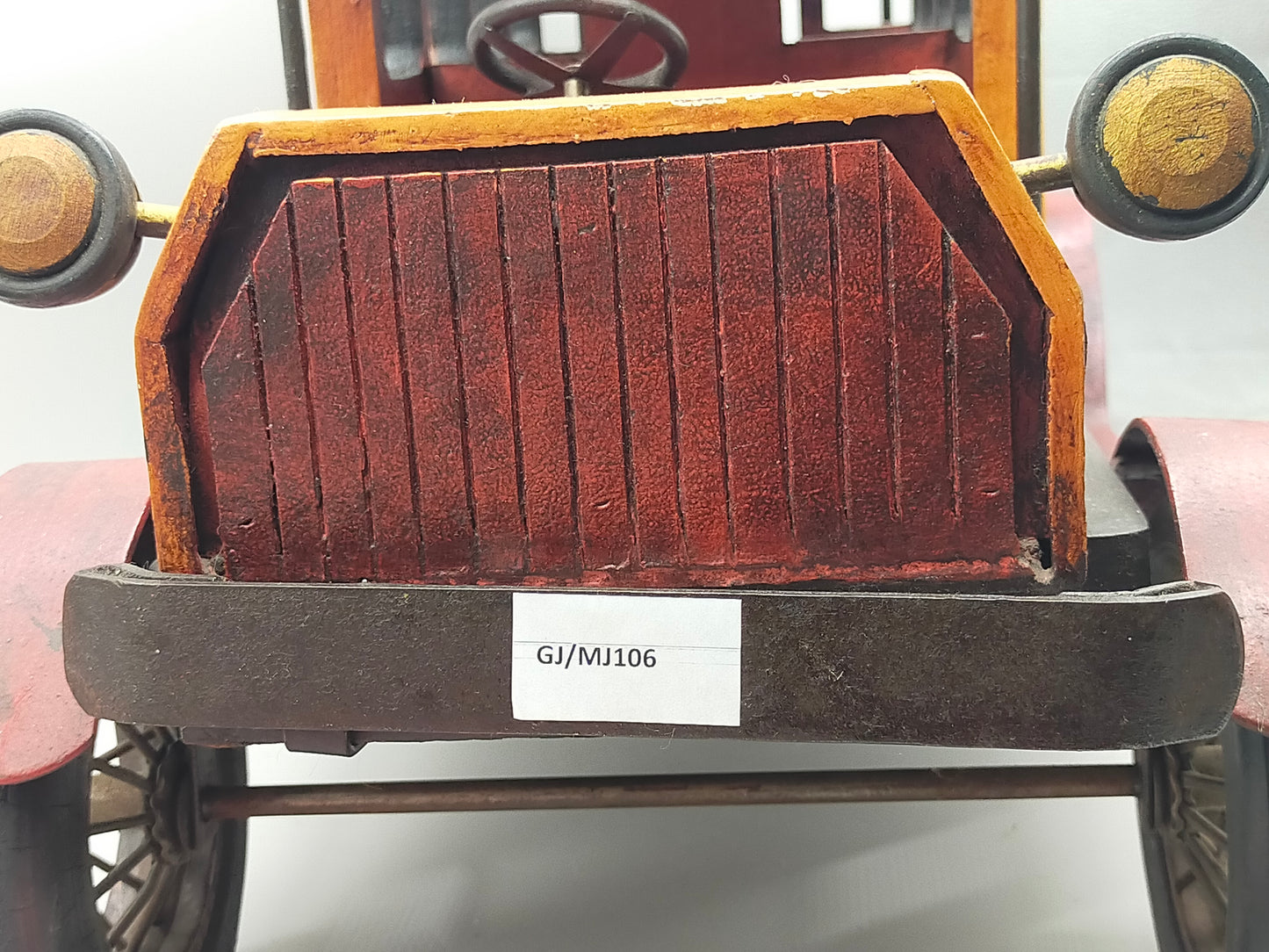 Vintage Holz Bus „City Transport“ – Handgefertigtes Sammlerstück