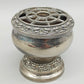 Edle Ianthe Rose Bowl Versilbert – Vintage Blumenfrosch aus England