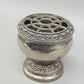 Edle Ianthe Rose Bowl Versilbert – Vintage Blumenfrosch aus England