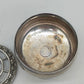 Edle Ianthe Rose Bowl Versilbert – Vintage Blumenfrosch aus England