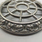 Edle Ianthe Rose Bowl Versilbert – Vintage Blumenfrosch aus England
