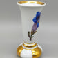 Edle Schoenau Porzellan Vase – Handbemalt mit Enzian & Goldstaffage