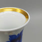 Edle Schoenau Porzellan Vase – Handbemalt mit Enzian & Goldstaffage