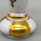 Edle Schoenau Porzellan Vase – Handbemalt mit Enzian & Goldstaffage
