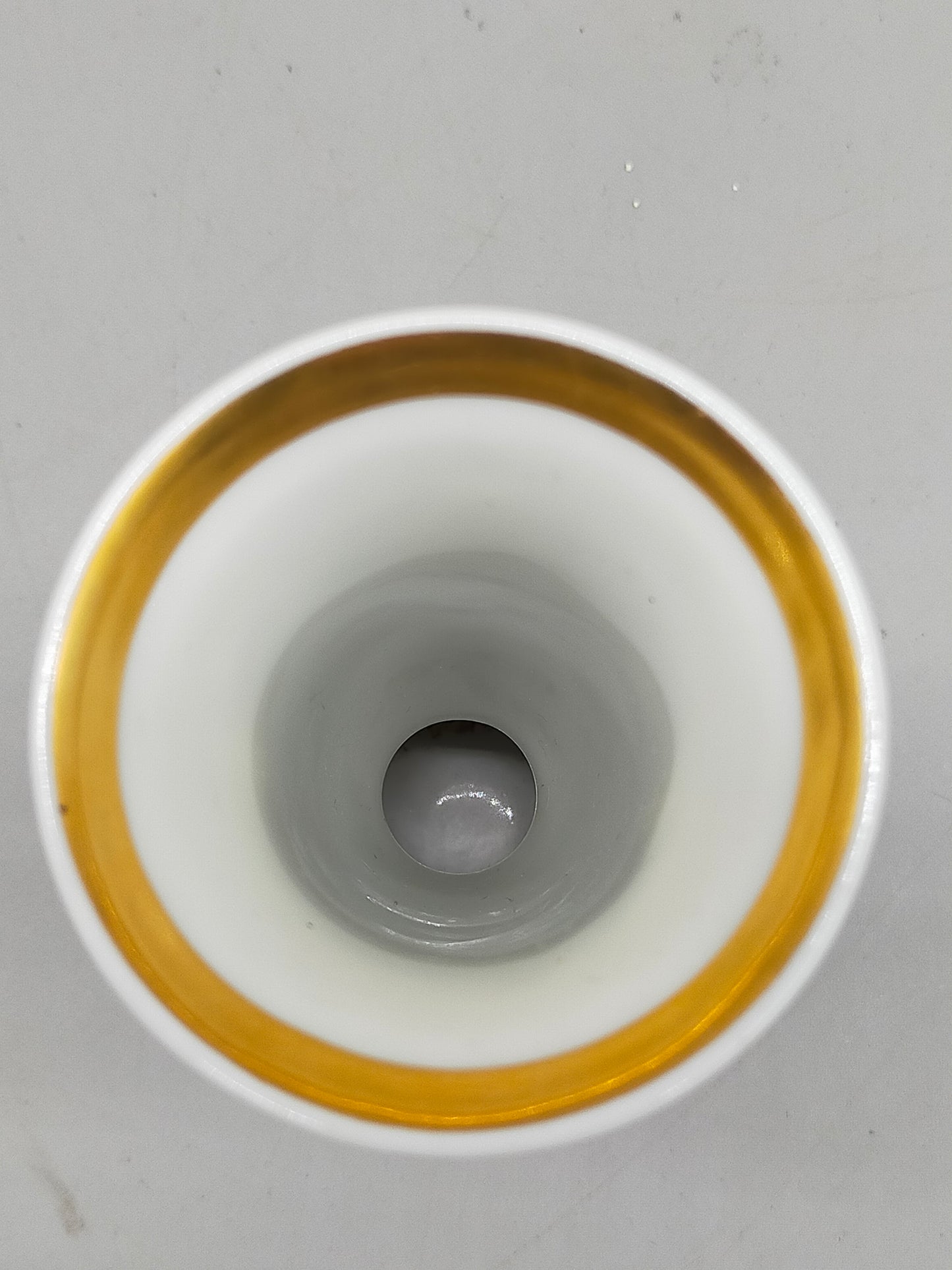 Edle Schoenau Porzellan Vase – Handbemalt mit Enzian & Goldstaffage