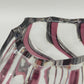 Titel Kunstvolle Glasvase in Amethyst-Optik – Modernes Design mit Wellenmuster