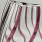 Titel Kunstvolle Glasvase in Amethyst-Optik – Modernes Design mit Wellenmuster