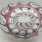 Titel Kunstvolle Glasvase in Amethyst-Optik – Modernes Design mit Wellenmuster