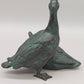 Antike Bronze Entenfigur – Detailreiche Skulptur