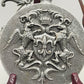 Vintage Prunkvoller Mid Century Zinn Dekanter – Heraldisches Design mit Adlern