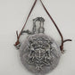 Vintage Prunkvoller Mid Century Zinn Dekanter – Heraldisches Design mit Adlern