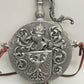 Vintage Prunkvoller Mid Century Zinn Dekanter – Heraldisches Design mit Adlern