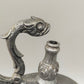 Vintage Prunkvoller Mid Century Zinn Dekanter – Heraldisches Design mit Adlern