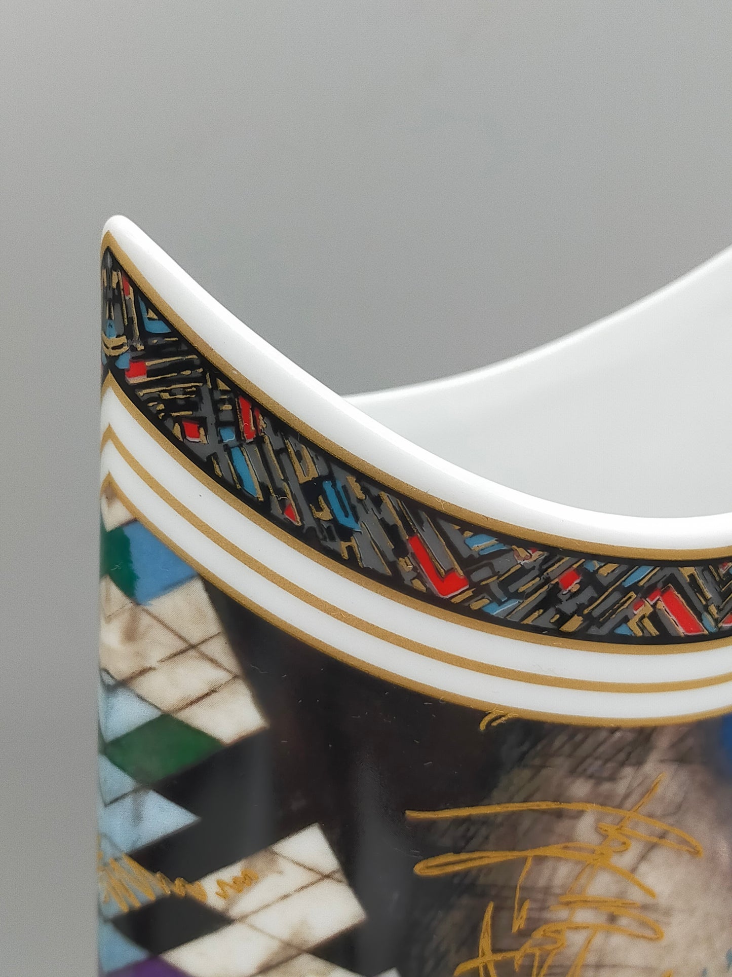 Kaiser Porzellan Vase Futura – Abstraktes Design von K. Nossek
