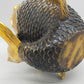 Antike Messing Fisch Skulptur – Kunstvolle Dekoration im Vintage Stil
