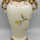 Prunkvolle RS Germany Henkelvase – Florales Narzissen-Dekor & Goldakzente