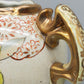 Prunkvolle RS Germany Henkelvase – Florales Narzissen-Dekor & Goldakzente