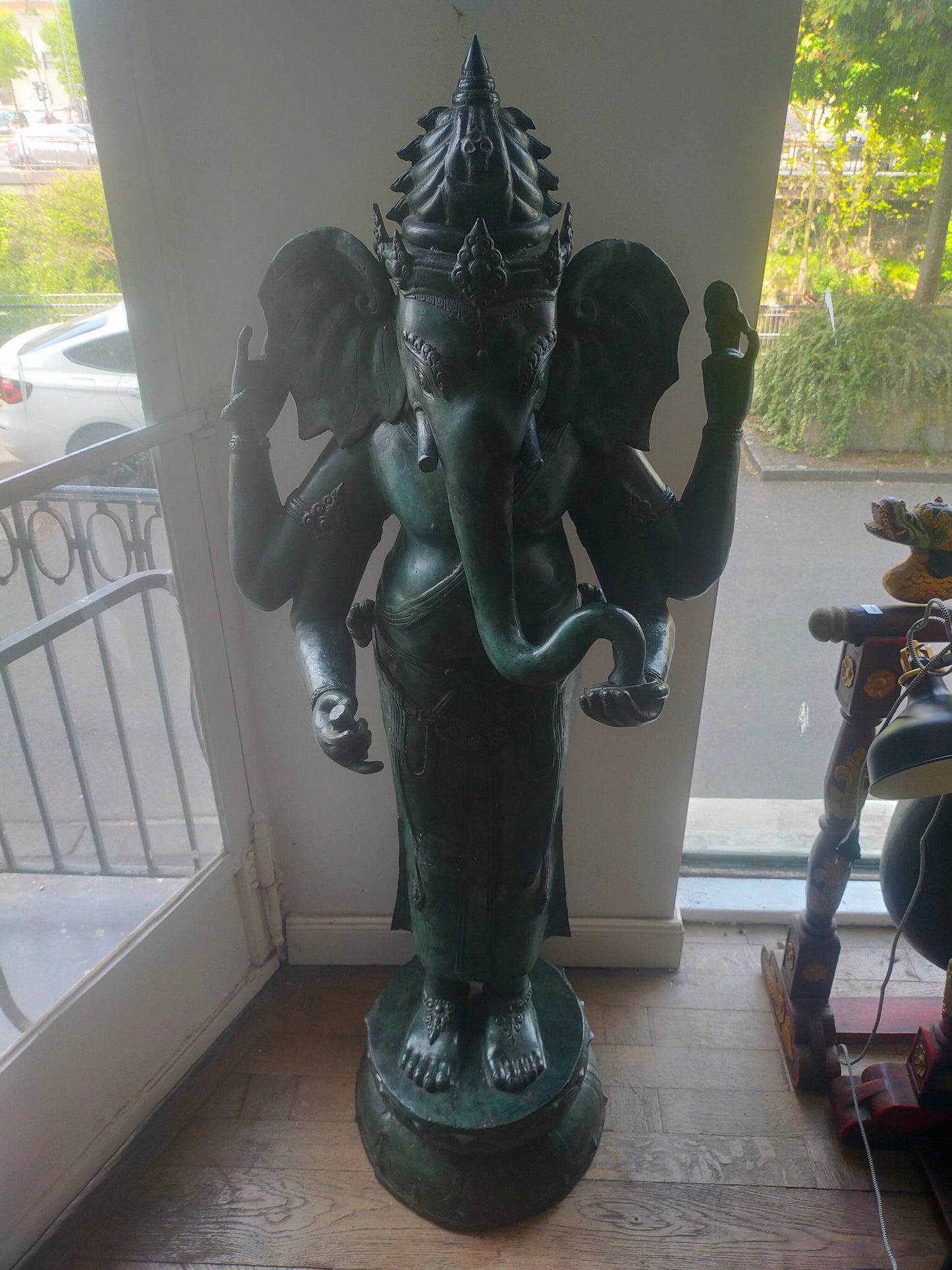 Monumentale Ganesha Bronze Statue – Spirituelle Kunst & Dekoration