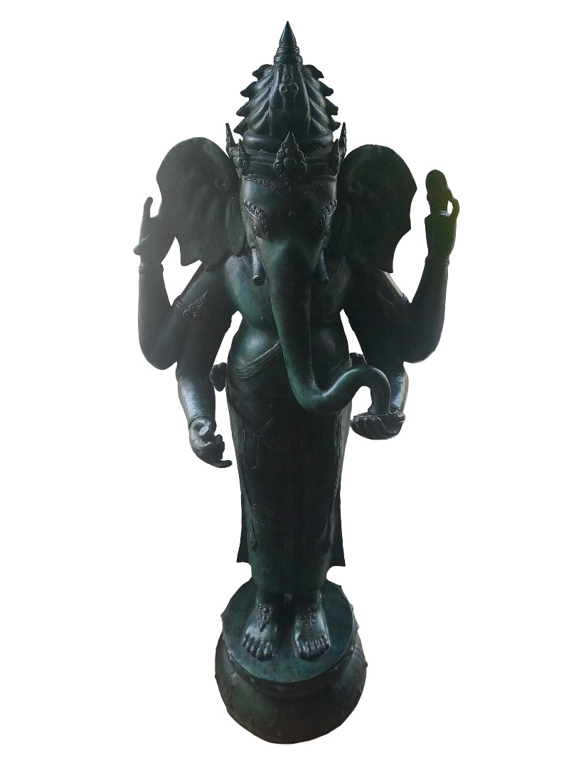 Monumentale Ganesha Bronze Statue – Spirituelle Kunst & Dekoration