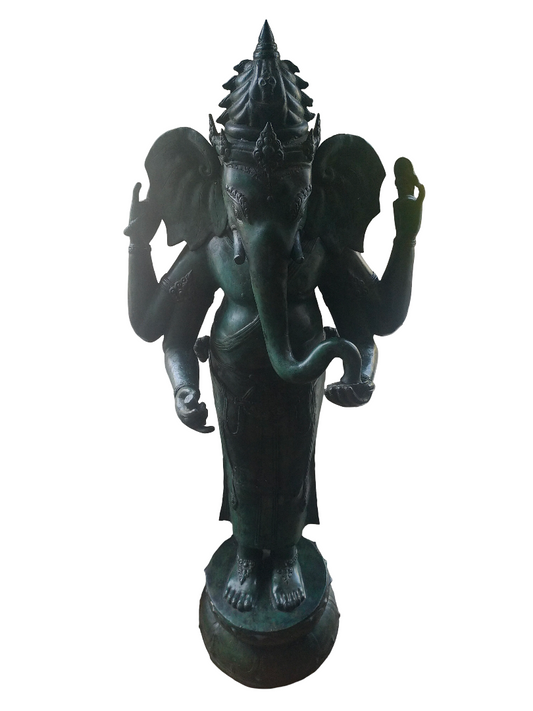 Monumentale Ganesha Bronze Statue – Spirituelle Kunst & Dekoration