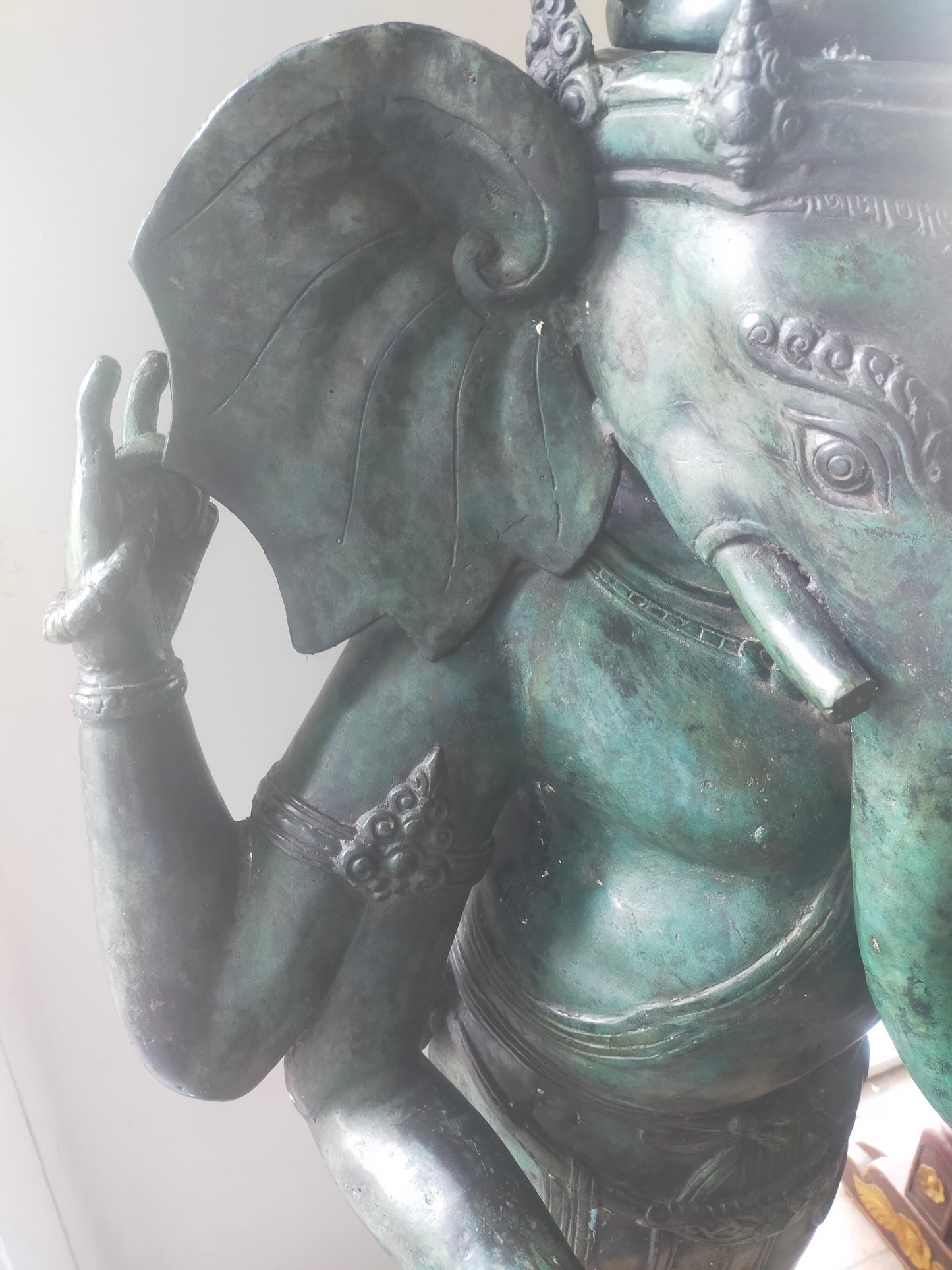 Monumentale Ganesha Bronze Statue – Spirituelle Kunst & Dekoration