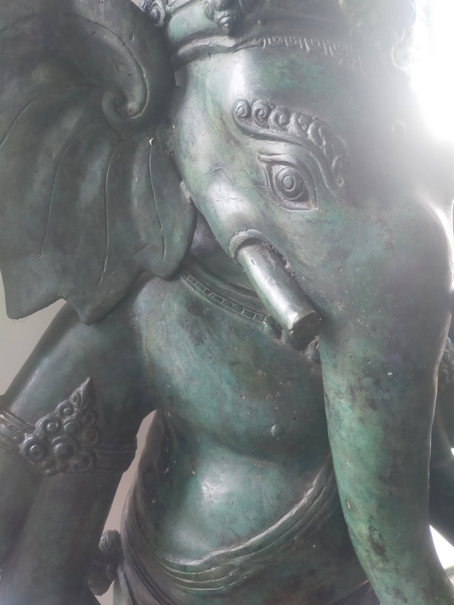 Monumentale Ganesha Bronze Statue – Spirituelle Kunst & Dekoration