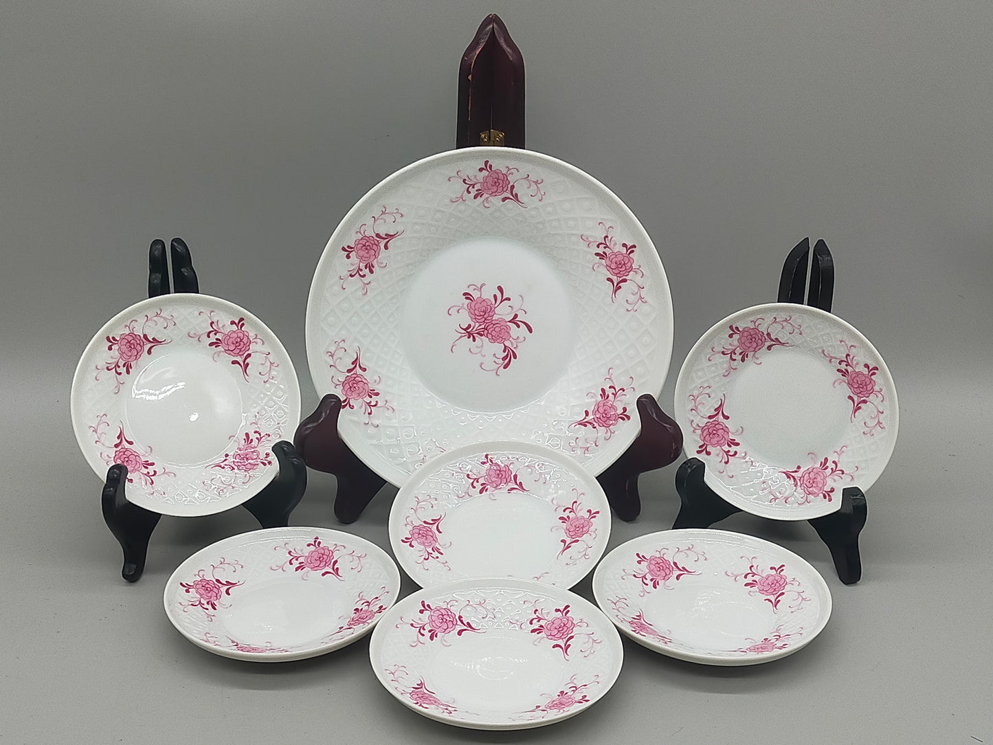 Seltmann Weiden Porzellan Set – Florales Dekor in Rosa - Bavaria