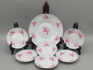 Seltmann Weiden Porzellan Set – Florales Dekor in Rosa - Bavaria