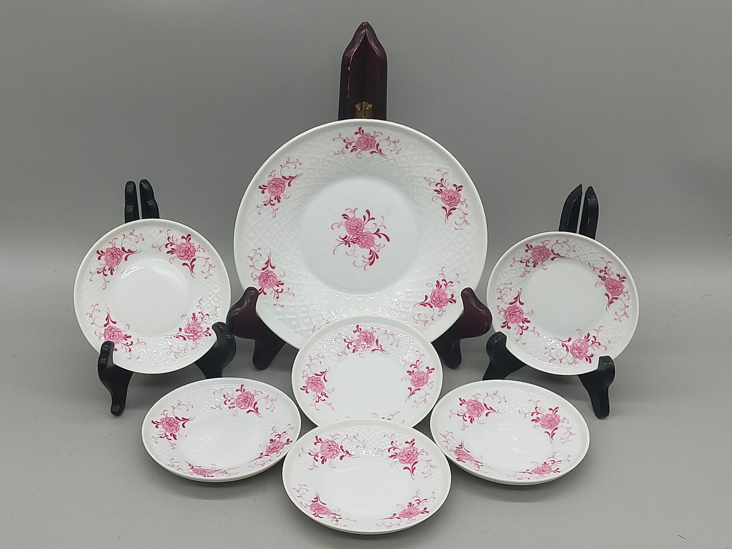 Seltmann Weiden Porzellan Set – Florales Dekor in Rosa - Bavaria