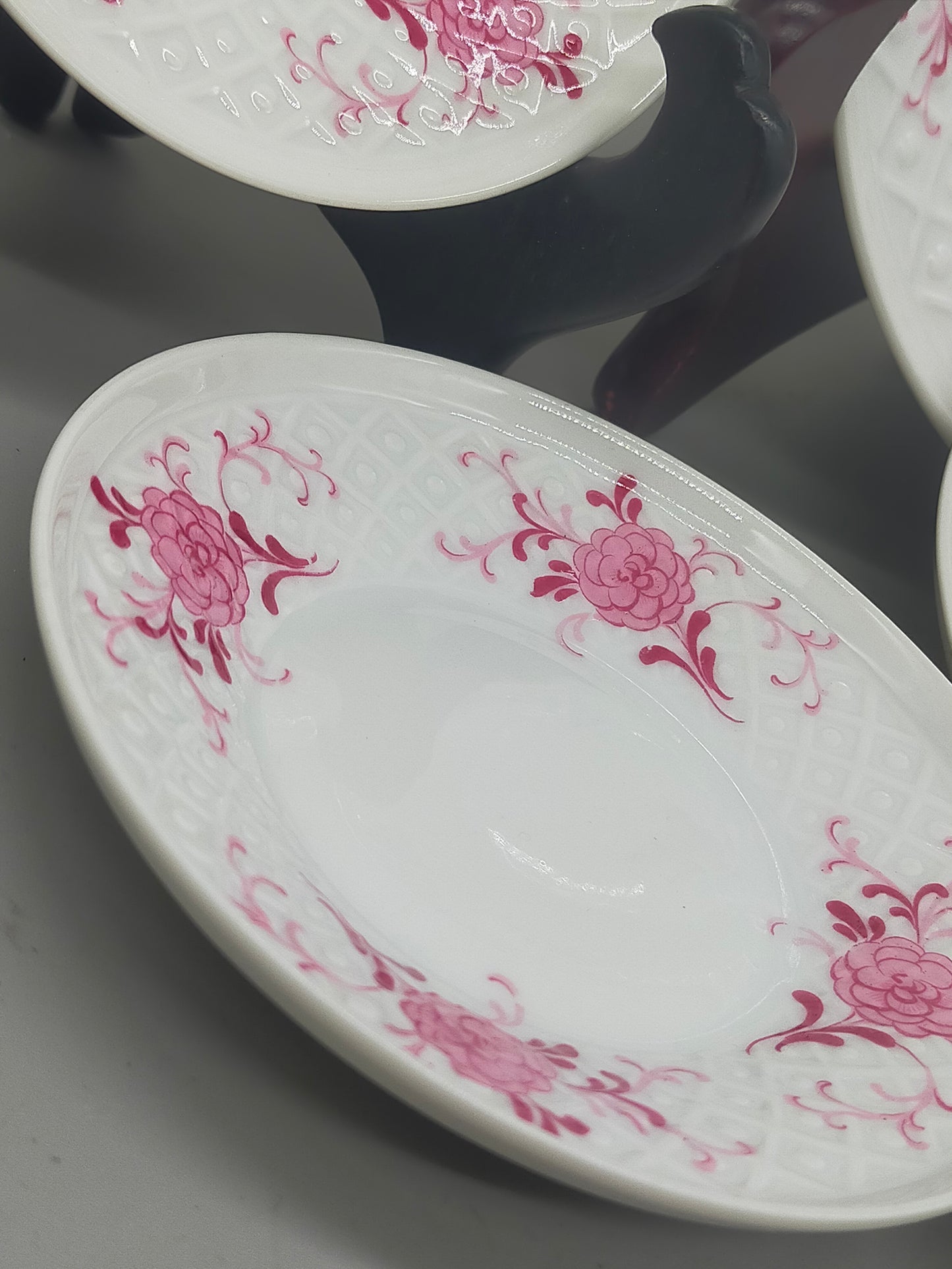 Seltmann Weiden Porzellan Set – Florales Dekor in Rosa - Bavaria